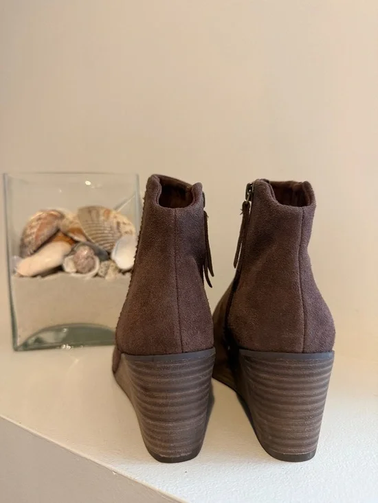 NWOB TOMS Joanna Wedge Bootie - Picture 4 of 6